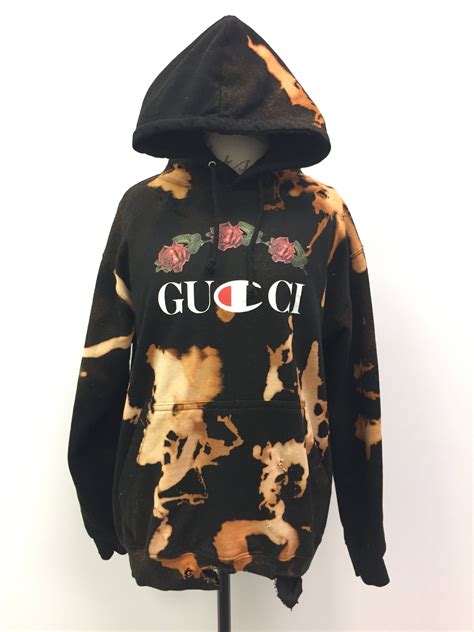 gucci champion hoodie etsy|gucci x champion embroidered hoodie.